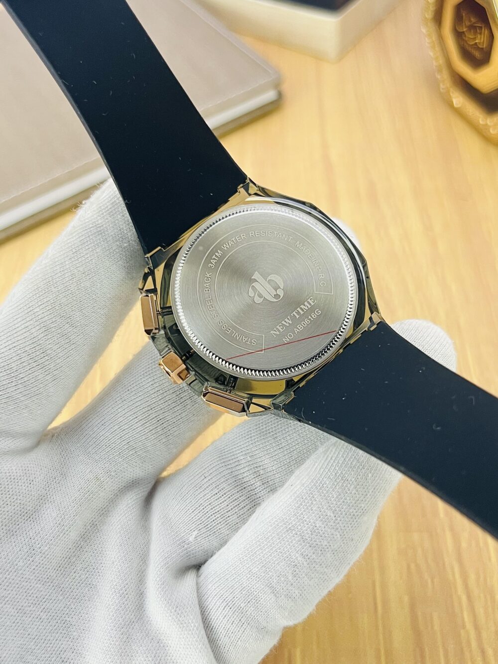 New Time Chronograph Silicone Belt – Date Display - Image 8